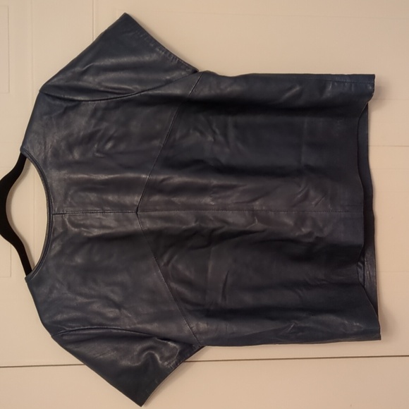 asos genuine leather short sleeved shirt - Picture 6 of 6